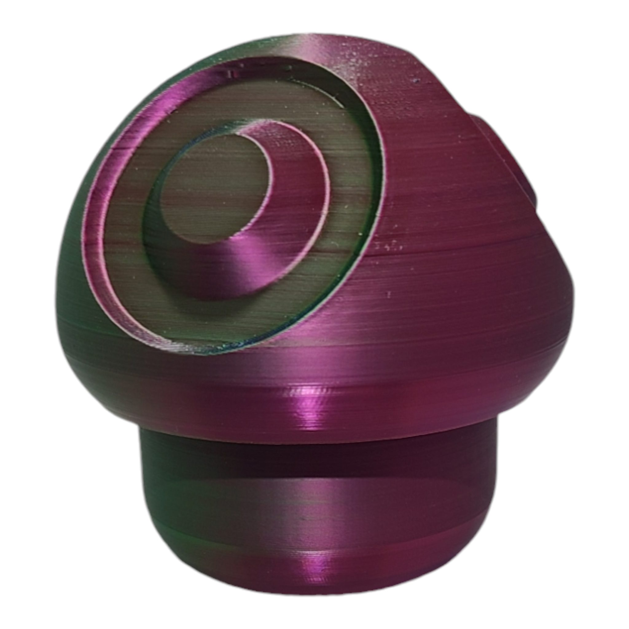 3D Printed Mushroom Jar view 2
