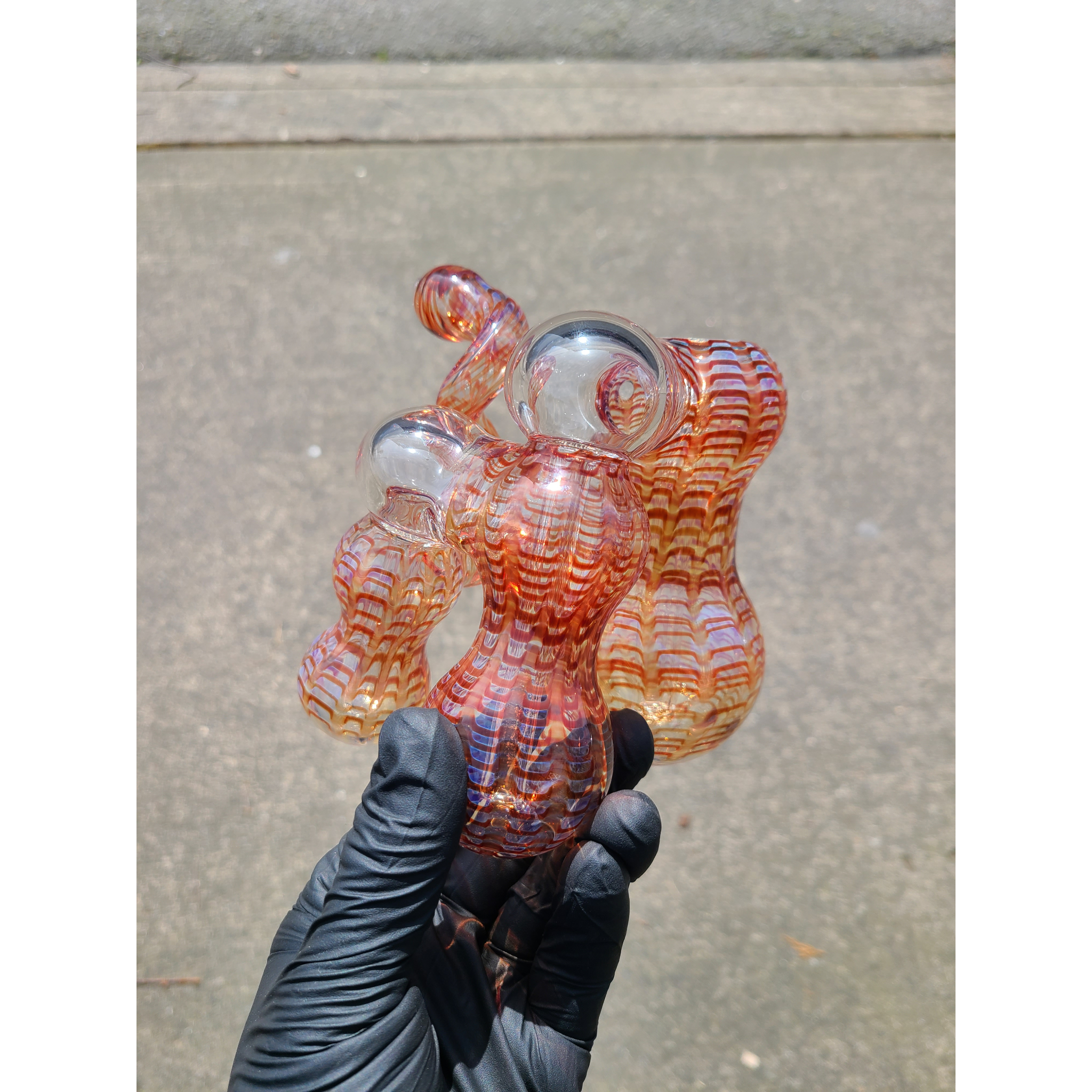 Classic Red Wrap & Rake Triple Bub