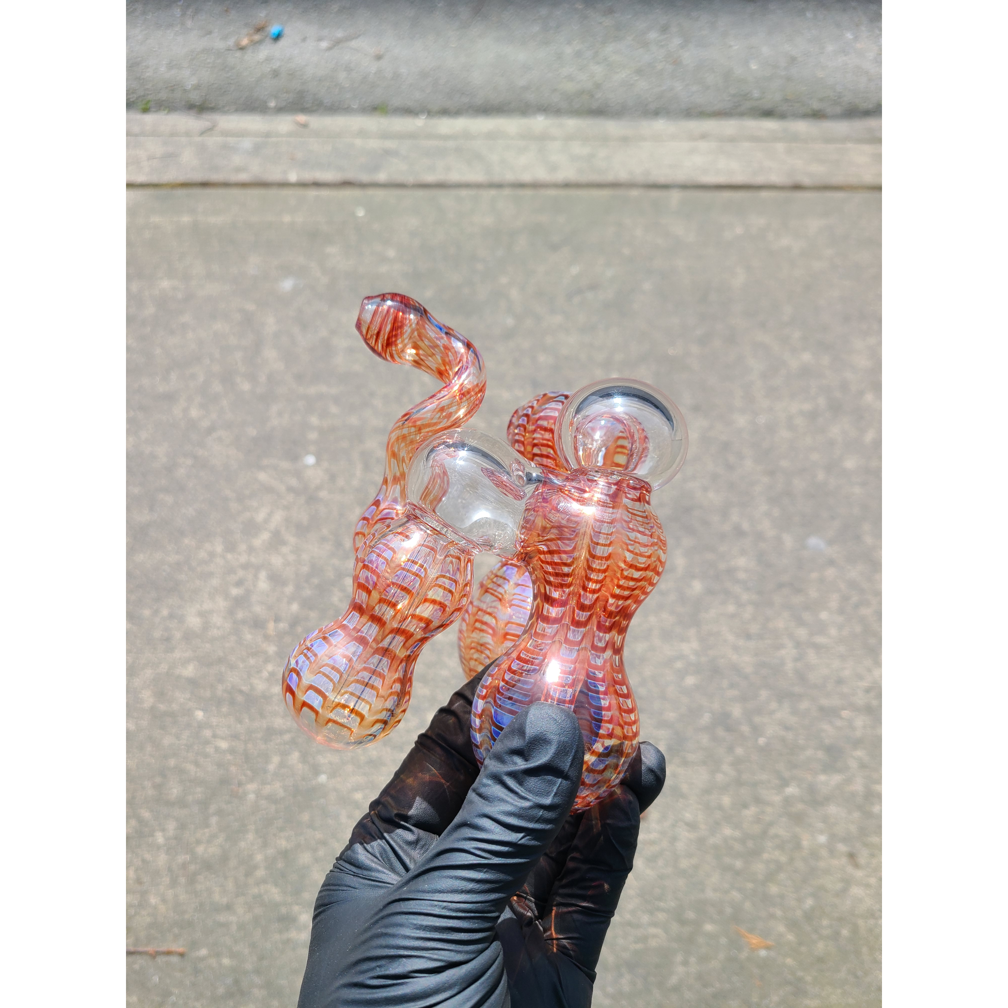 Classic Red Wrap & Rake Triple Bub view 2