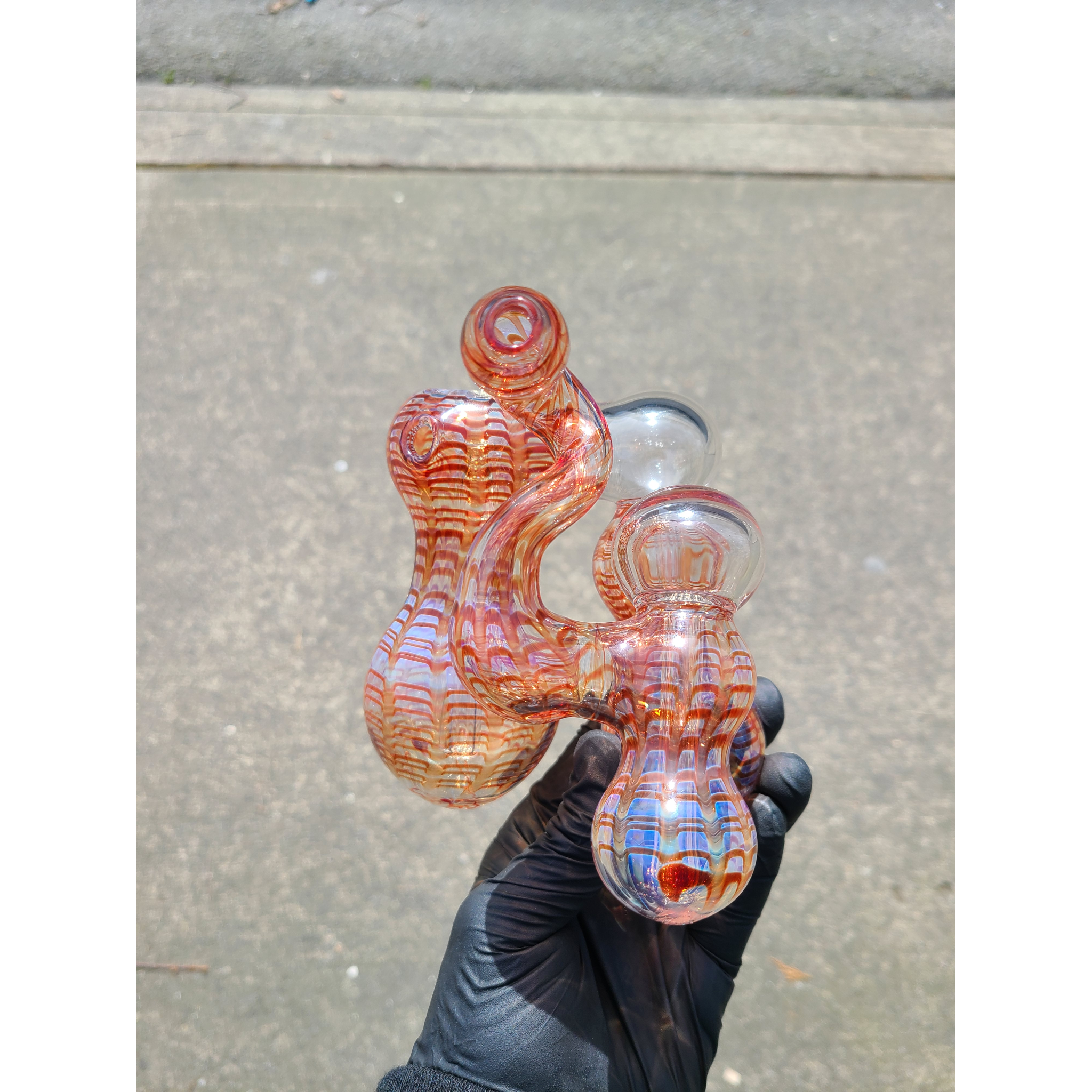 Classic Red Wrap & Rake Triple Bub view 3