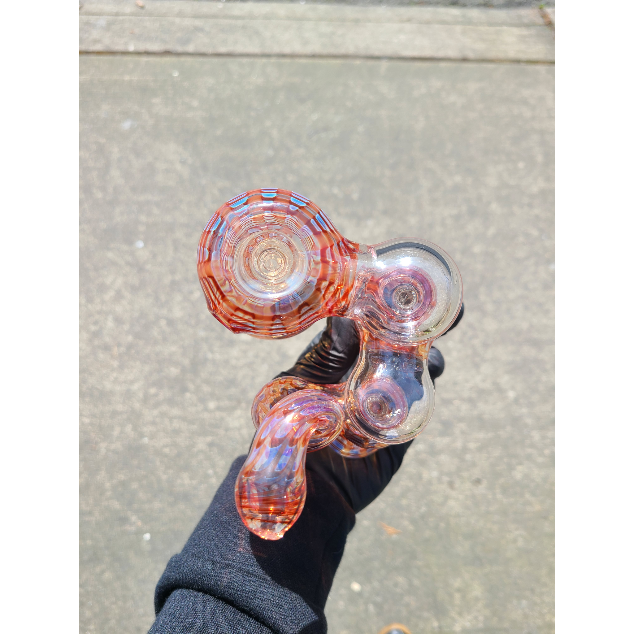 Classic Red Wrap & Rake Triple Bub view 4