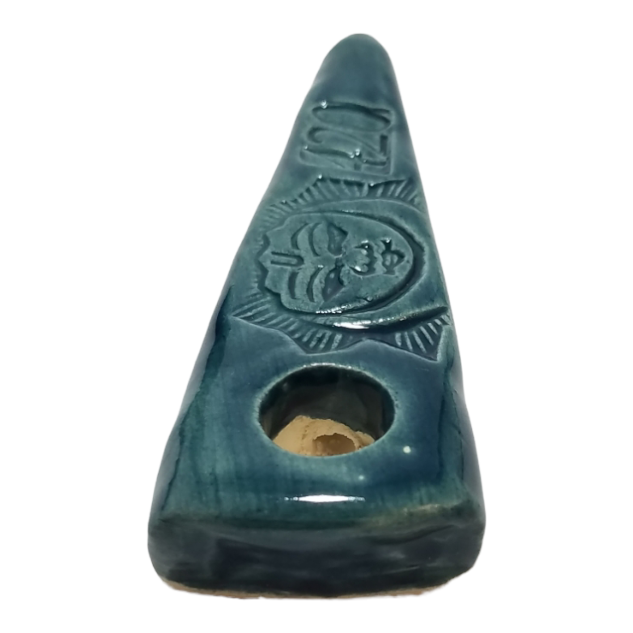 Ceramic Pipe - Moon Sun Face view 4