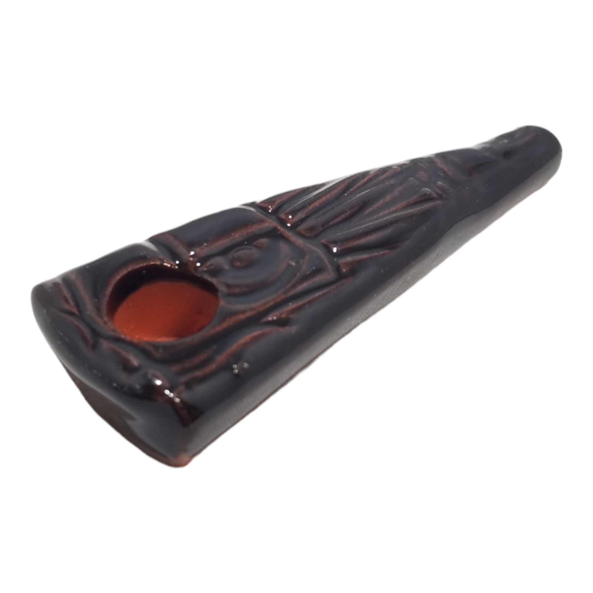 Ceramic Pipe - Sunburst Face view 2