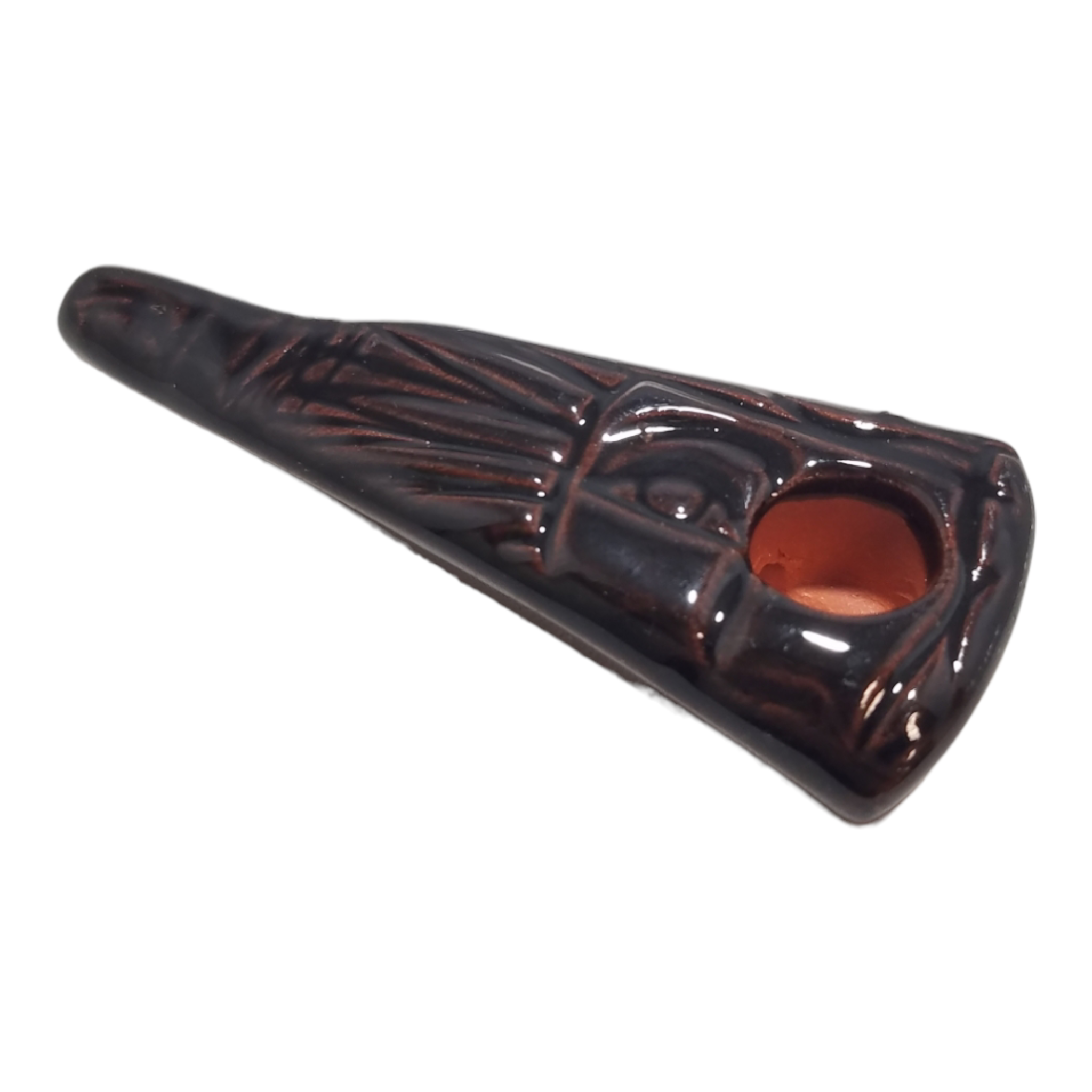Ceramic Pipe - Sunburst Face view 6