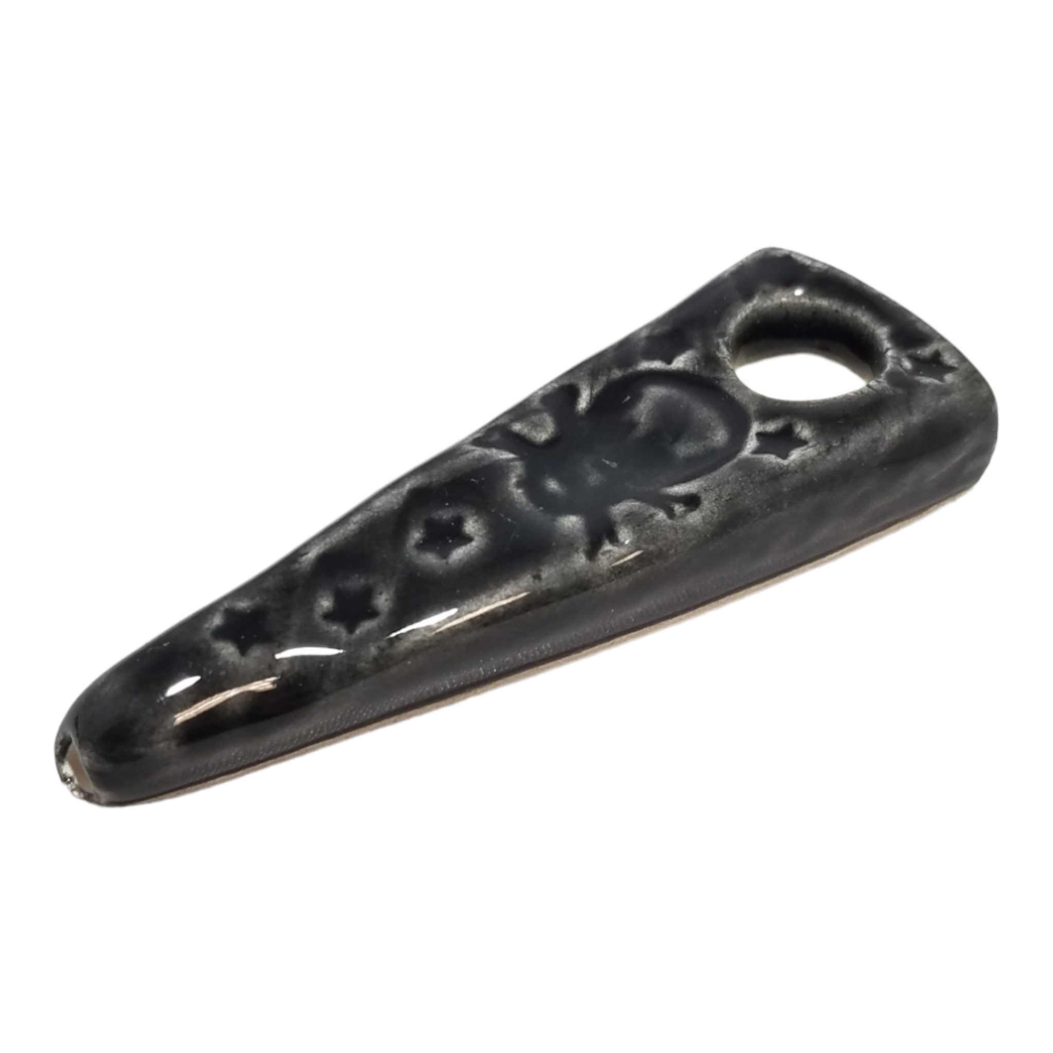 Ceramic Pipe - Skull and Stars view 2