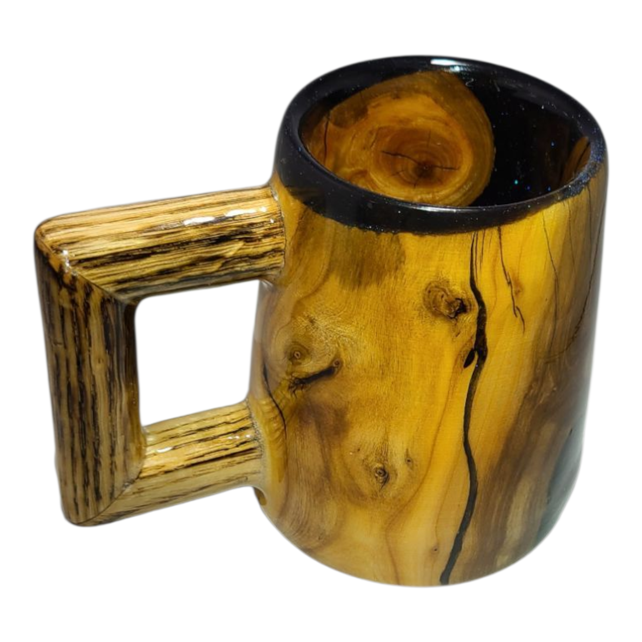 Cherry Wood & Resin Epoxy Mug view 10