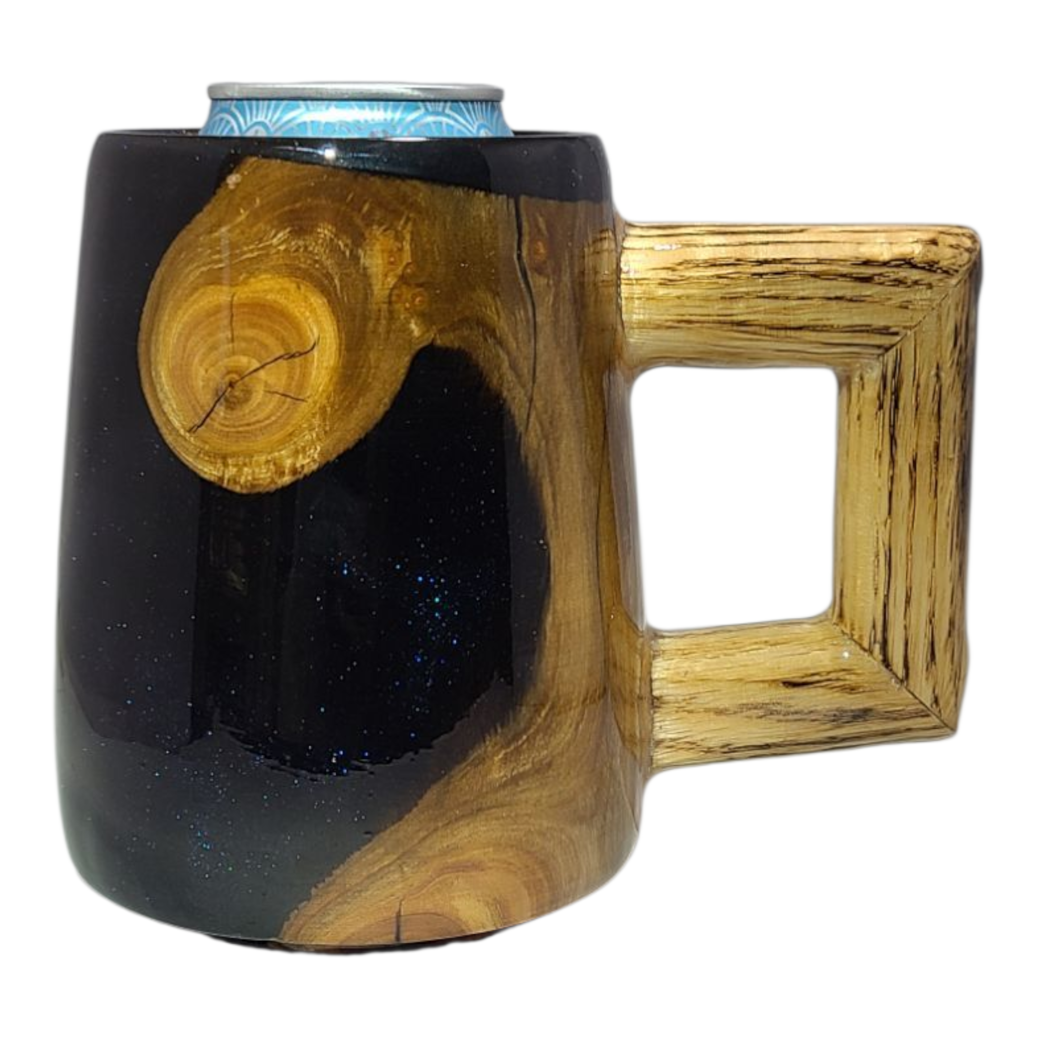 Cherry Wood & Resin Epoxy Mug view 2