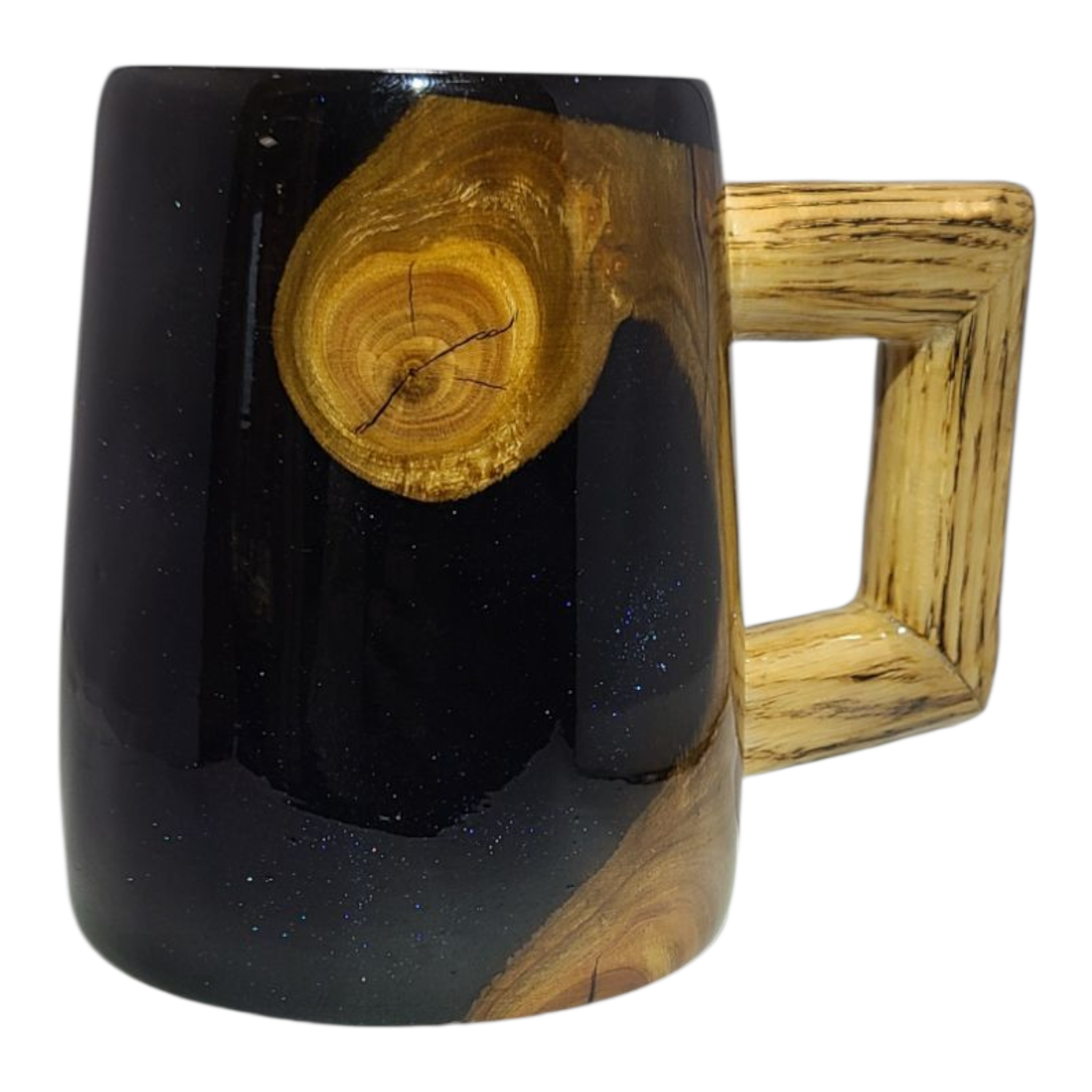 Cherry Wood & Resin Epoxy Mug view 6