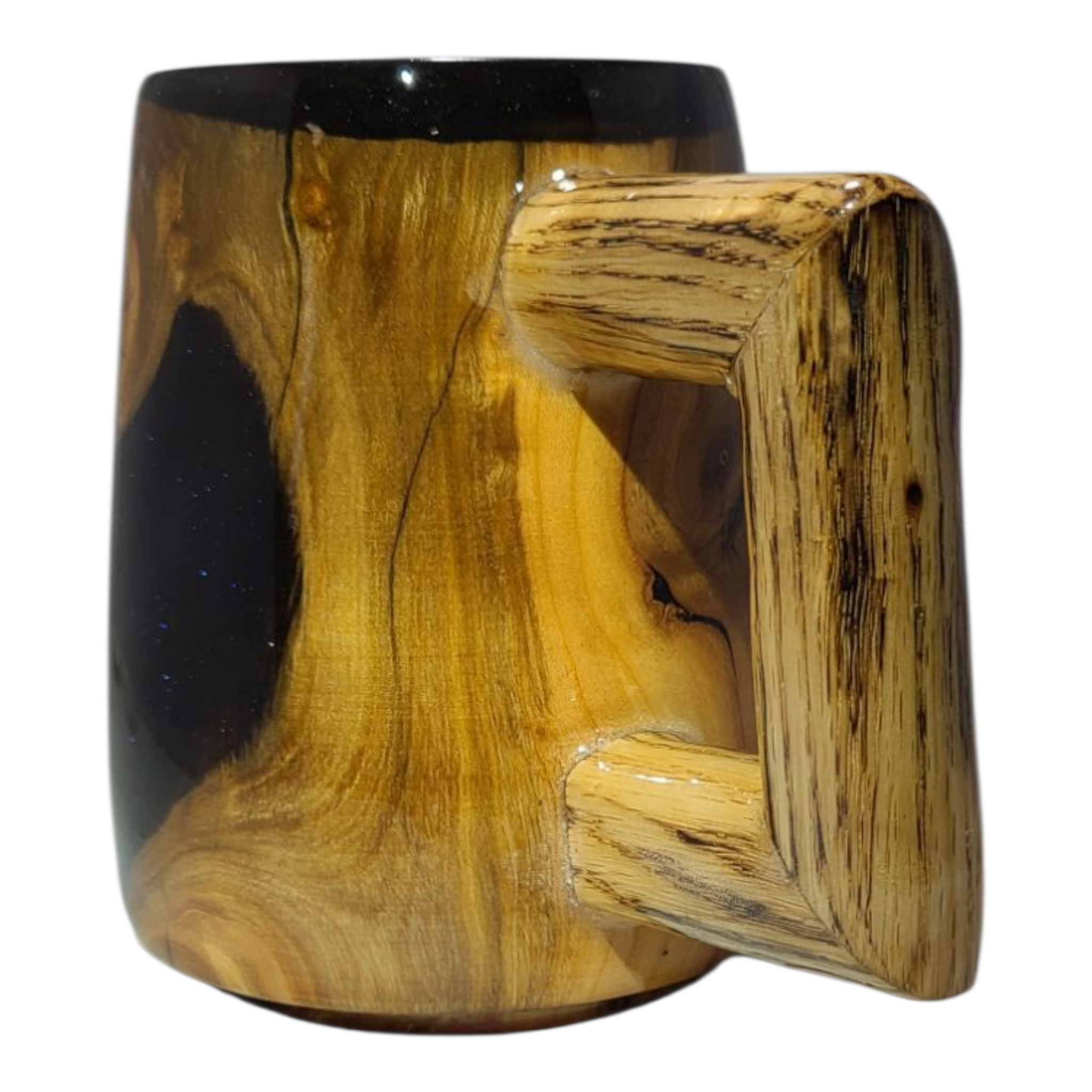 Cherry Wood & Resin Epoxy Mug view 8