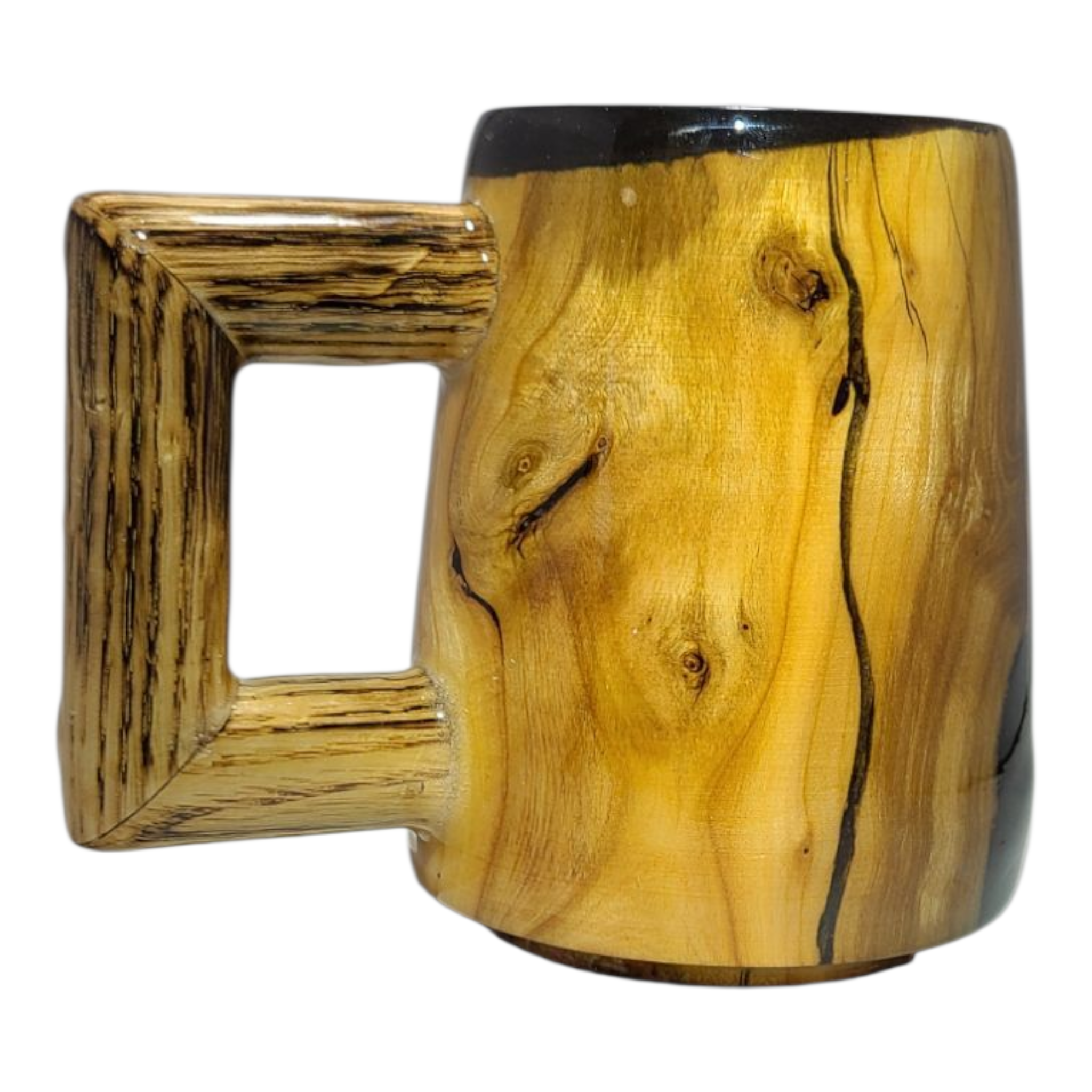 Cherry Wood & Resin Epoxy Mug view 9