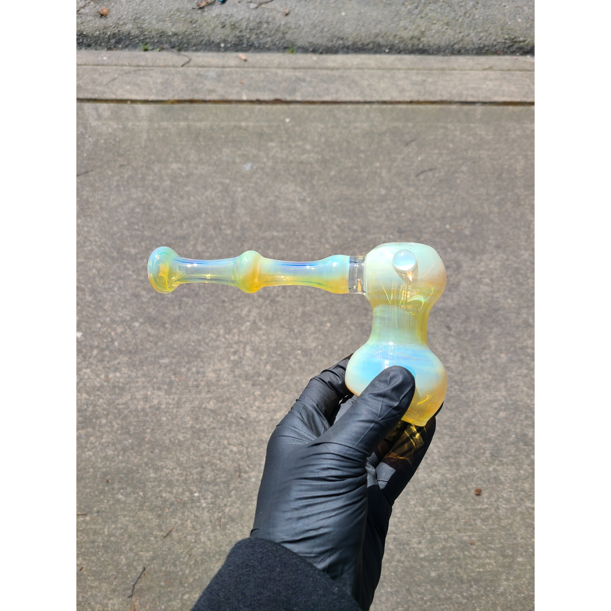 Classic Silver Fumed Hammer Bub view 2