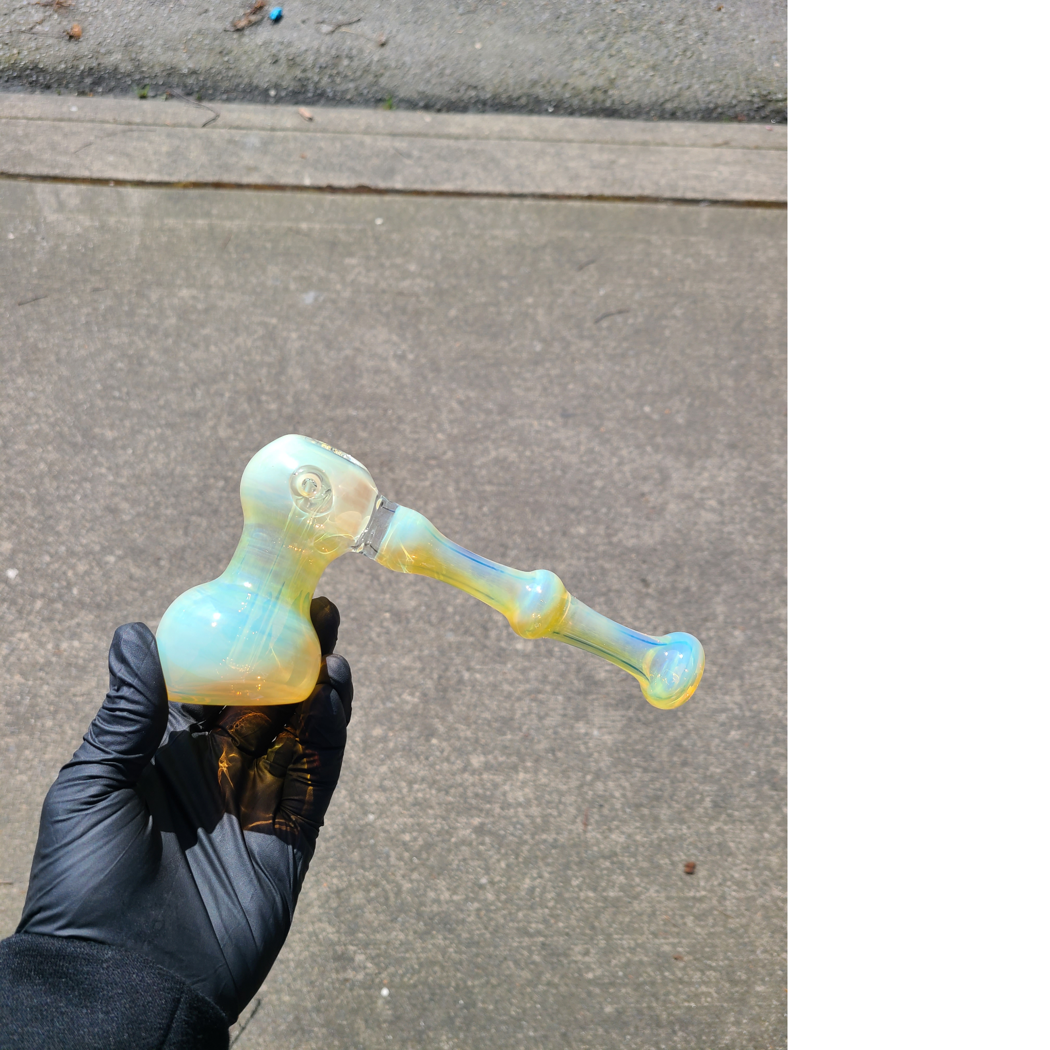 Classic Silver Fumed Hammer Bub view 3