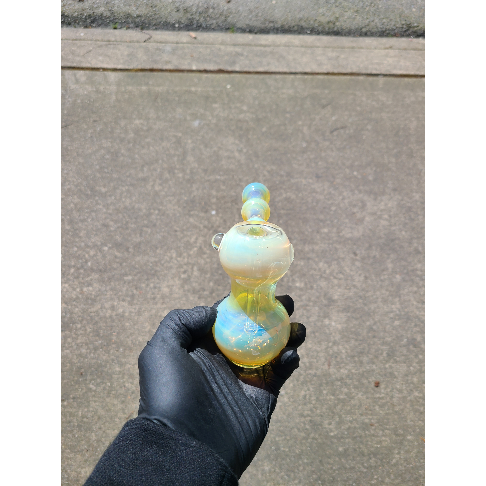 Classic Silver Fumed Hammer Bub view 5