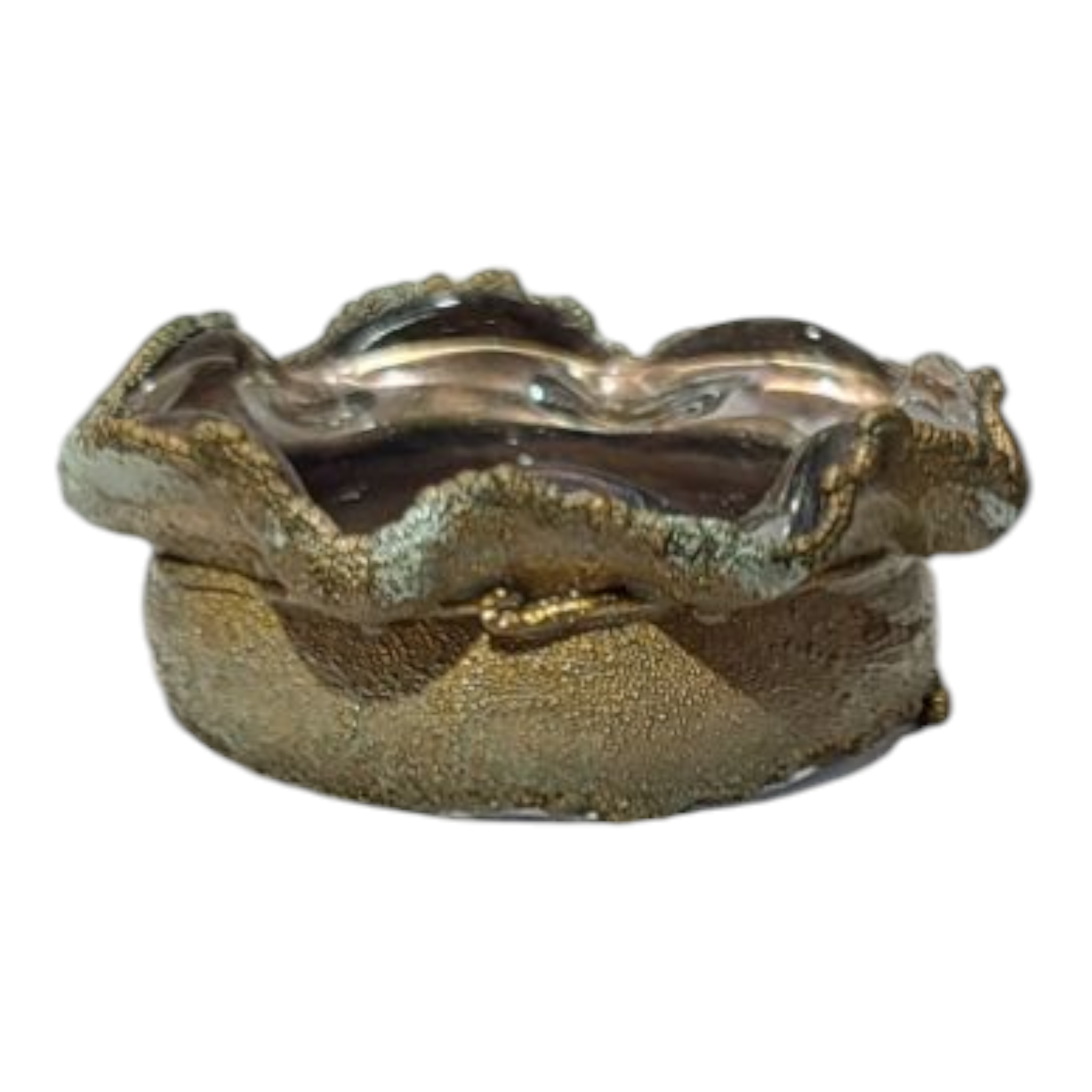 Copper Electroformed Glass Dish view 6