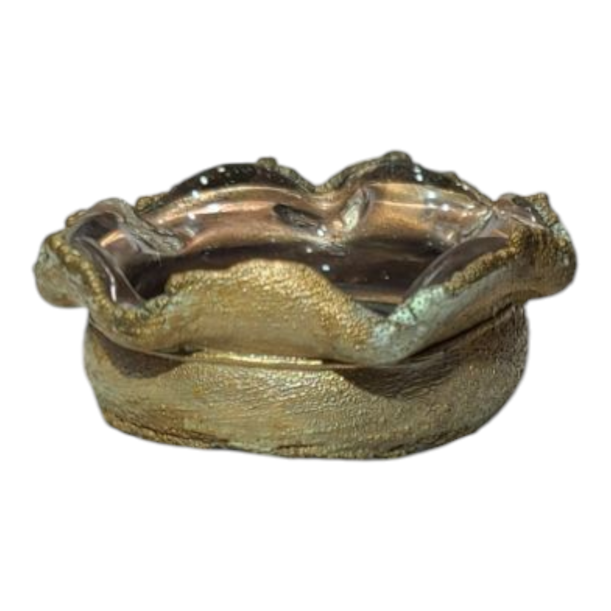 Copper Electroformed Glass Dish view 7