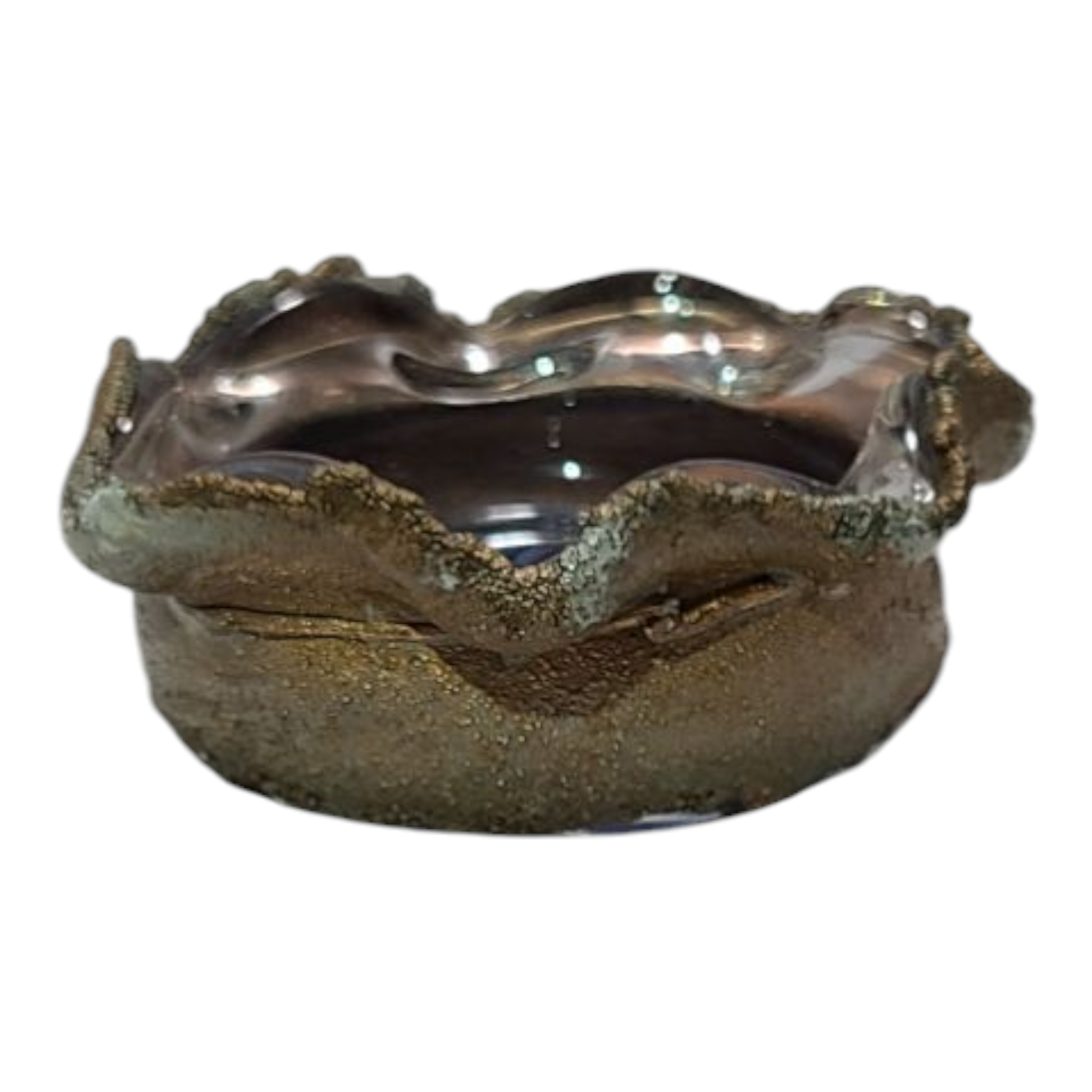 Copper Electroformed Glass Dish view 9
