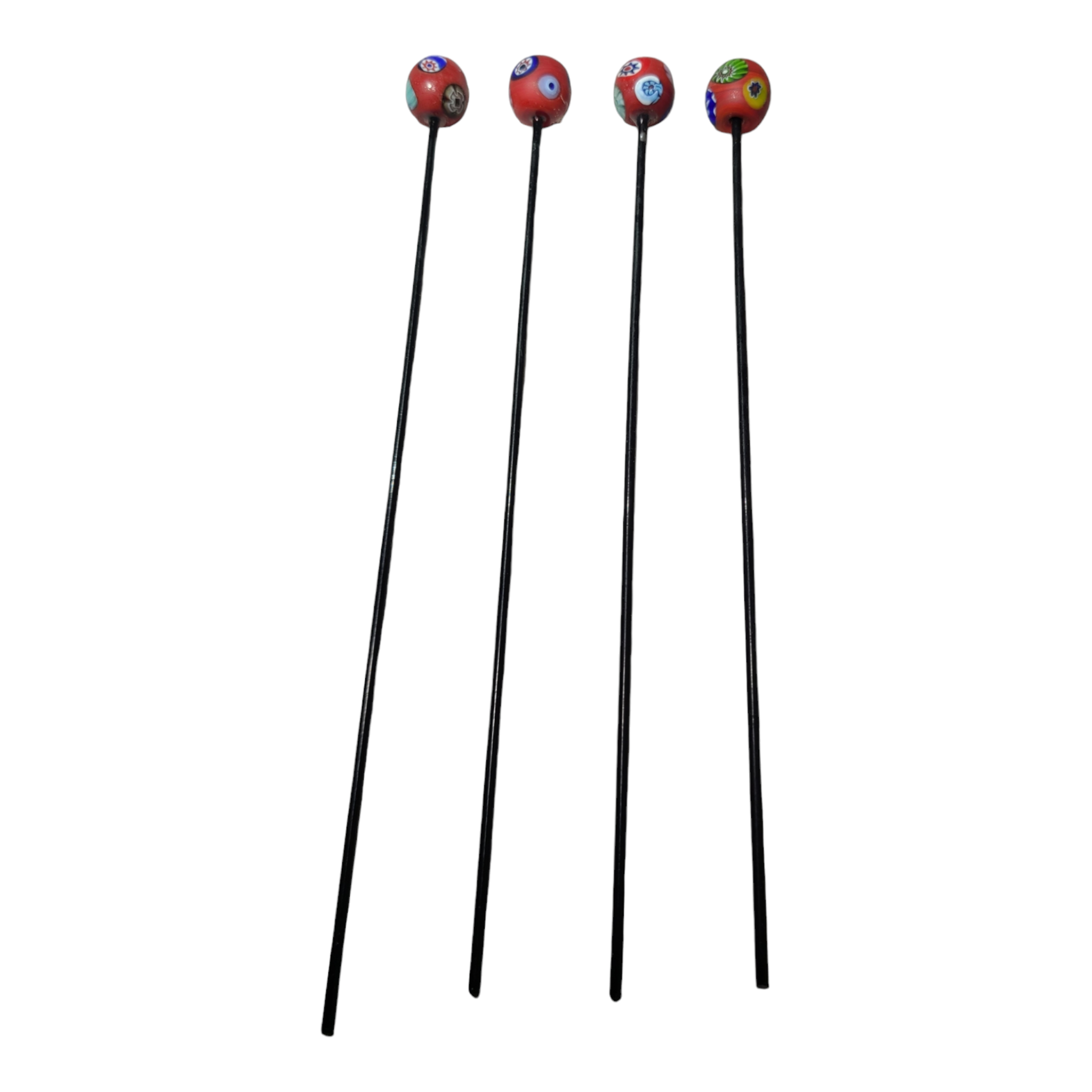 Fimo Flower Bead Pokers
