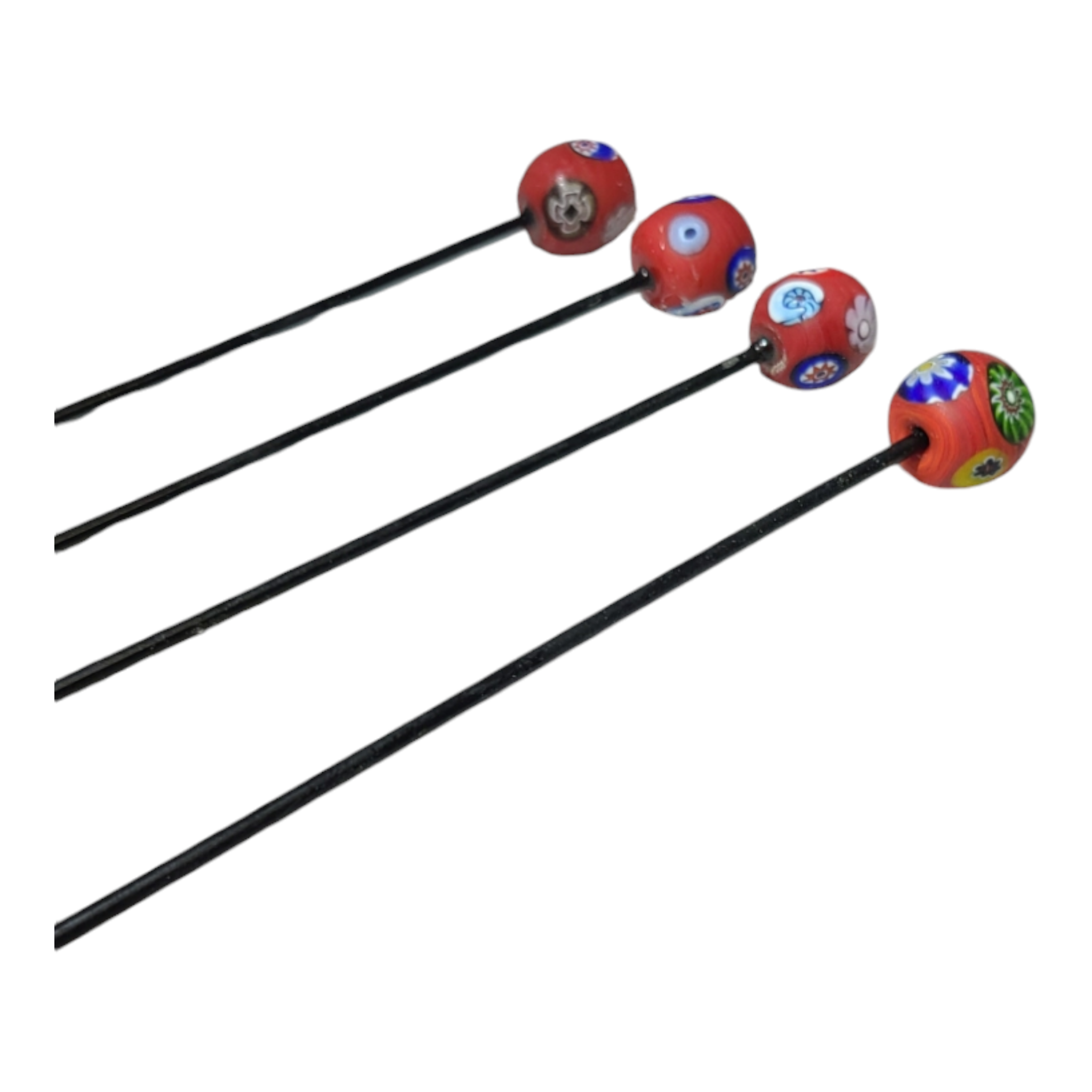 Fimo Flower Bead Pokers view 5