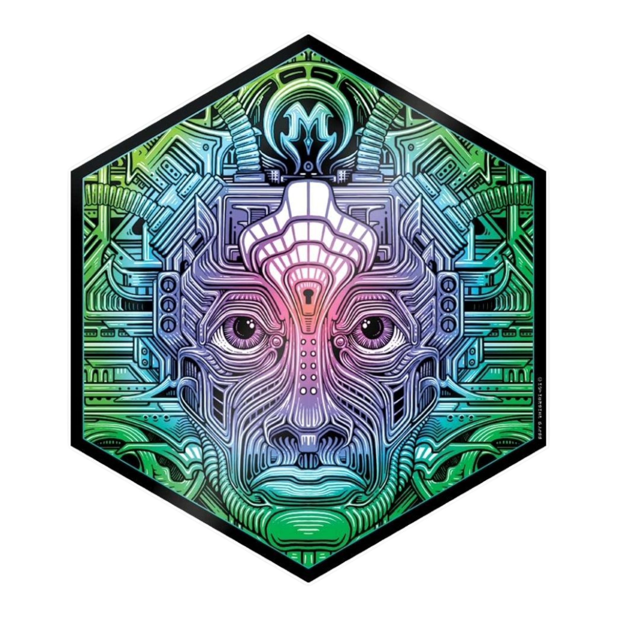 Mothership Glass Silicone Hex Mat