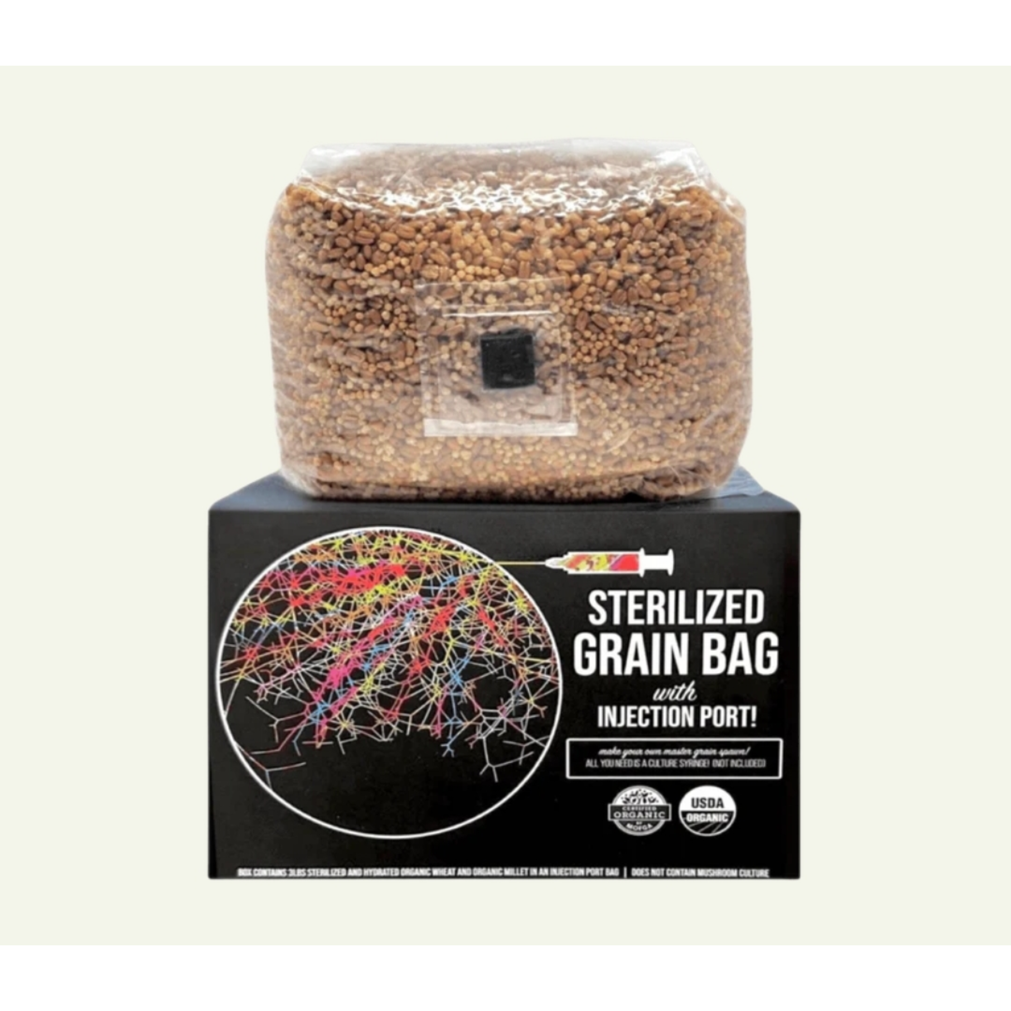 Organic Sterilized Grain Bag with Injection Port