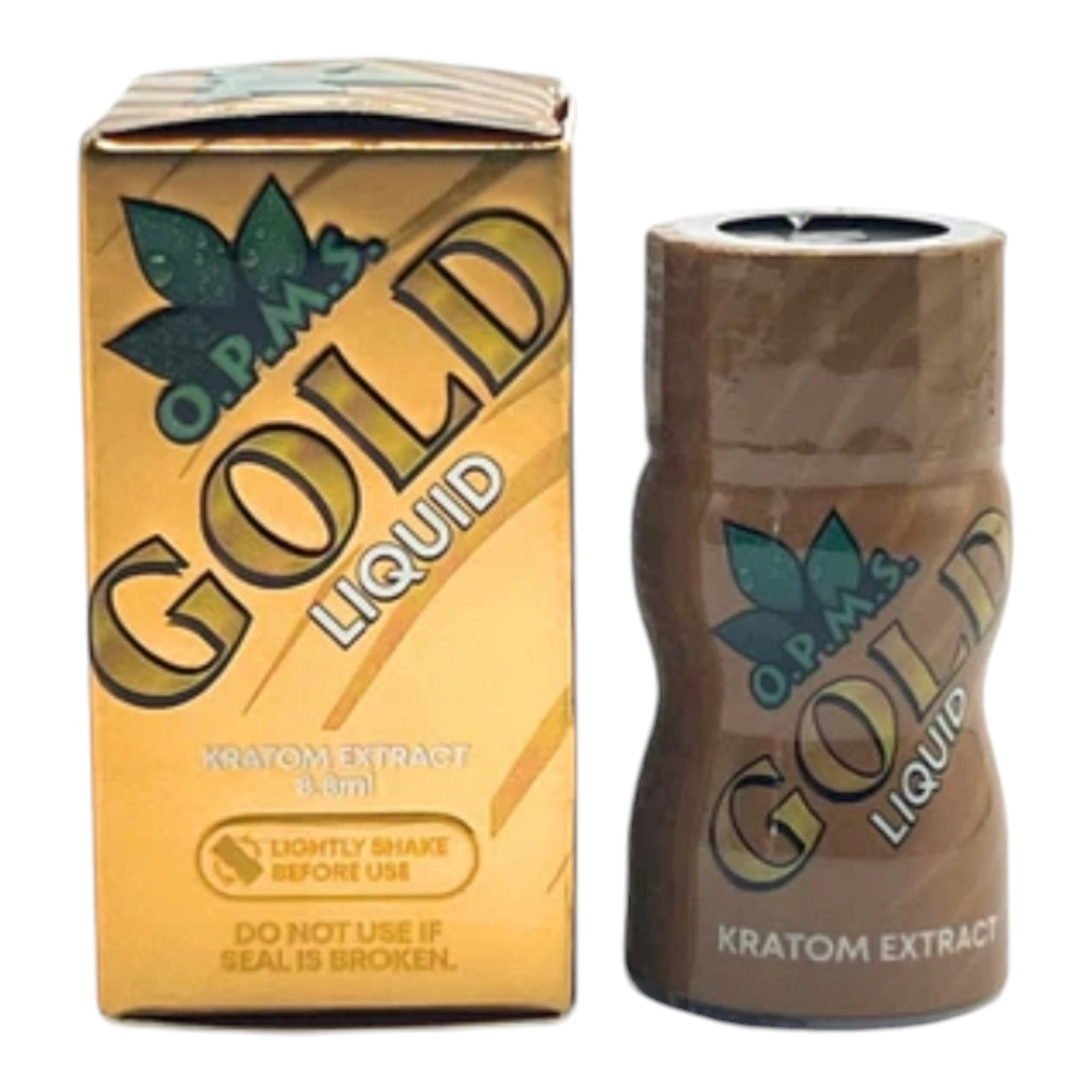 OPMS Gold Liquid Kratom Shot view 2