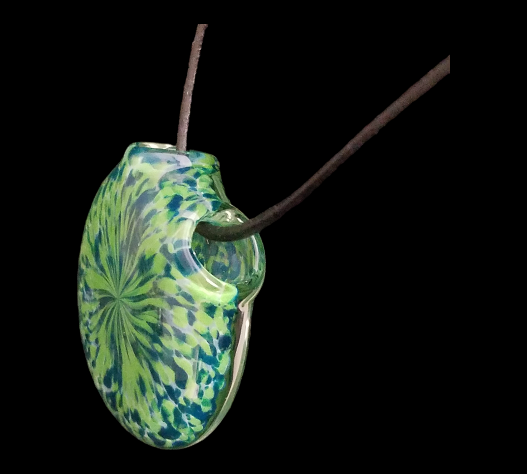 PNW Frit Pendant view 2