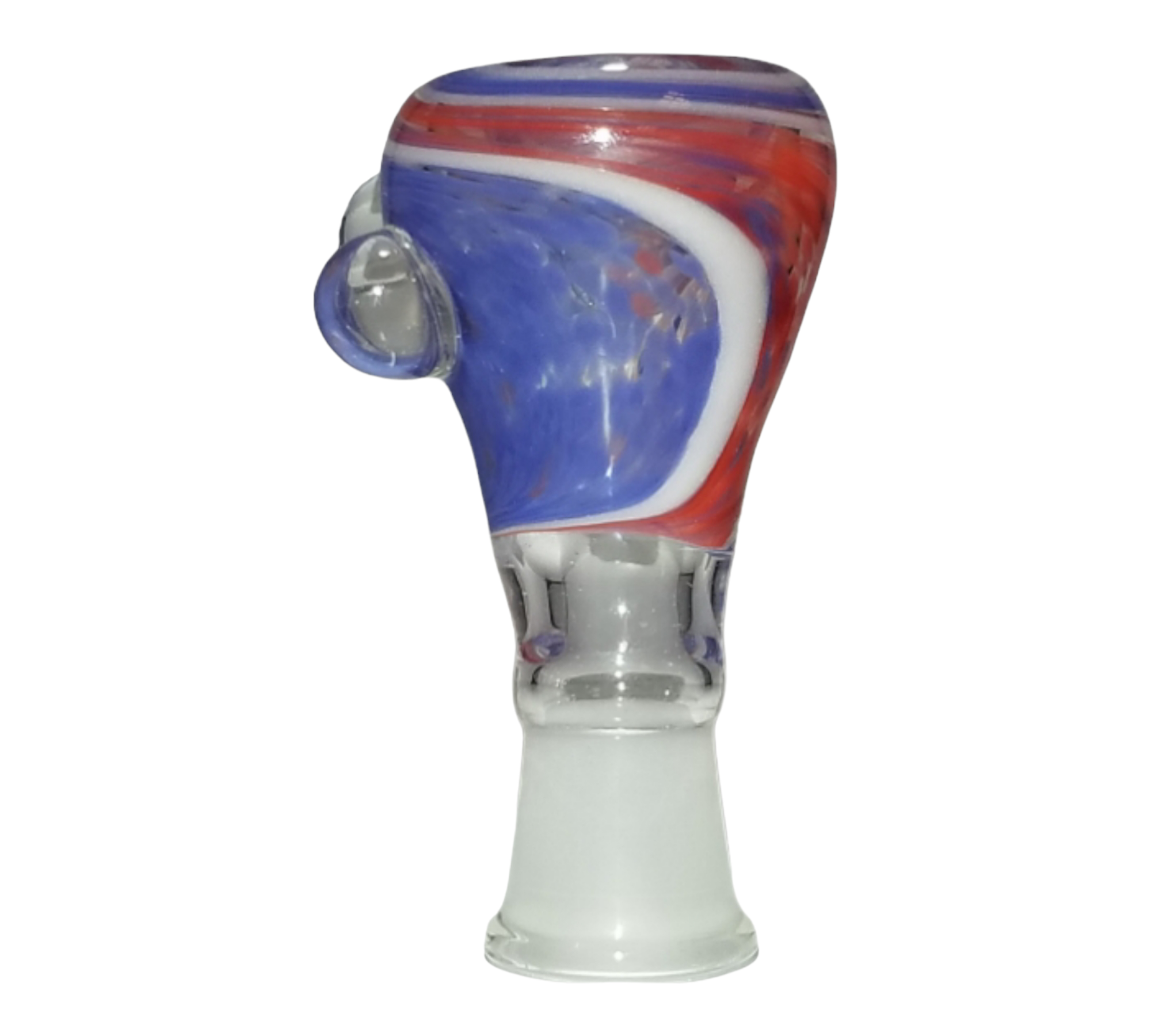 Purple, Red, White Swirl Bowl