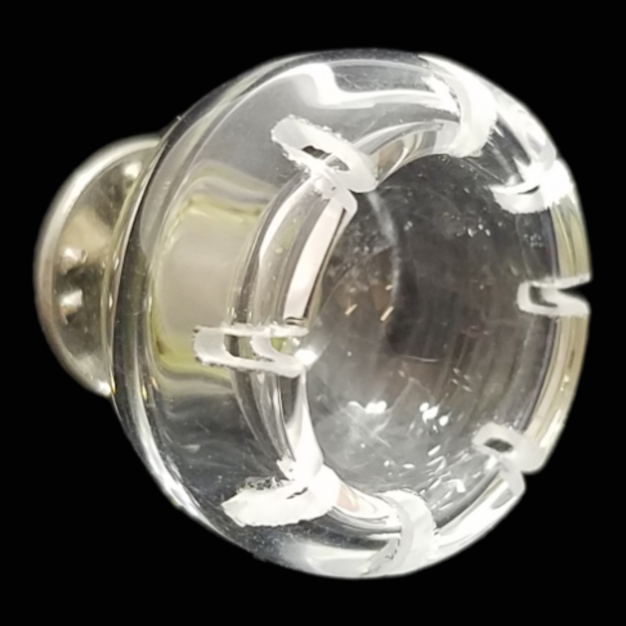 Quartz Castle Hat Pin view 3
