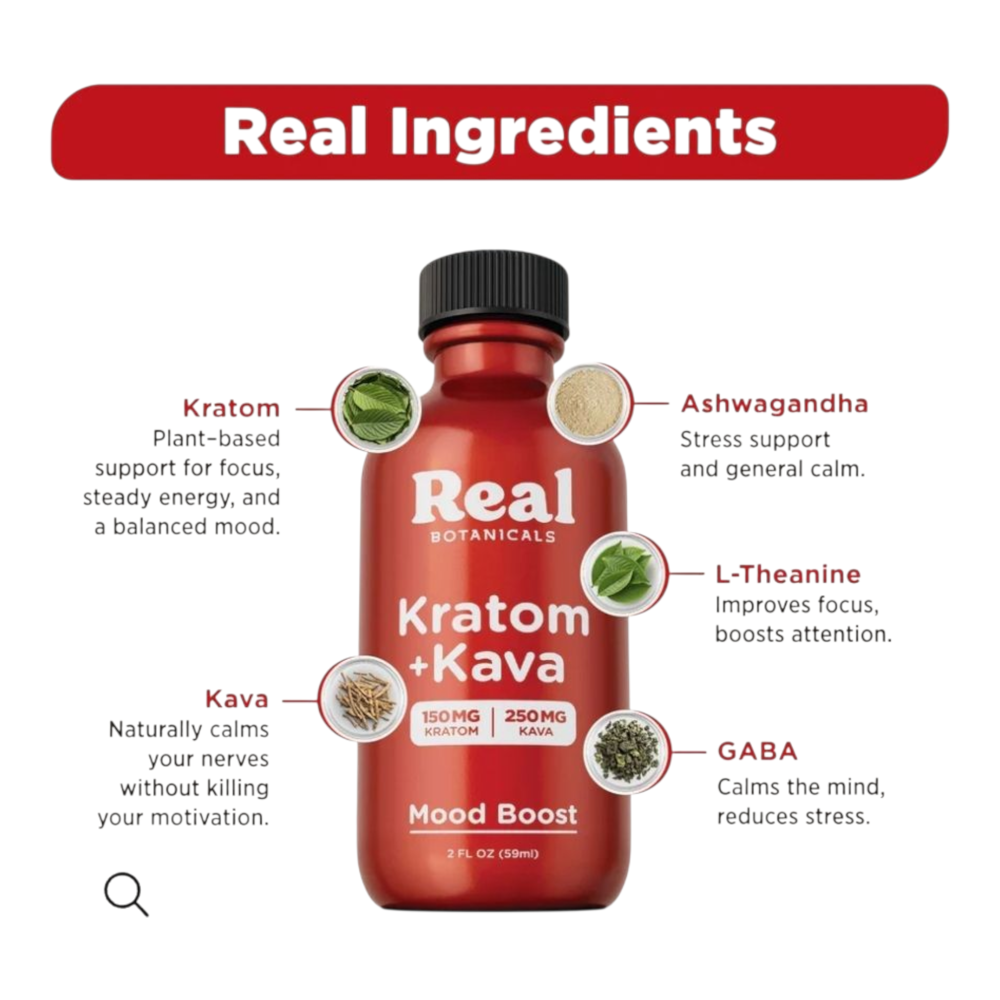 Real Botanicals Kratom + Kava Shot view 2