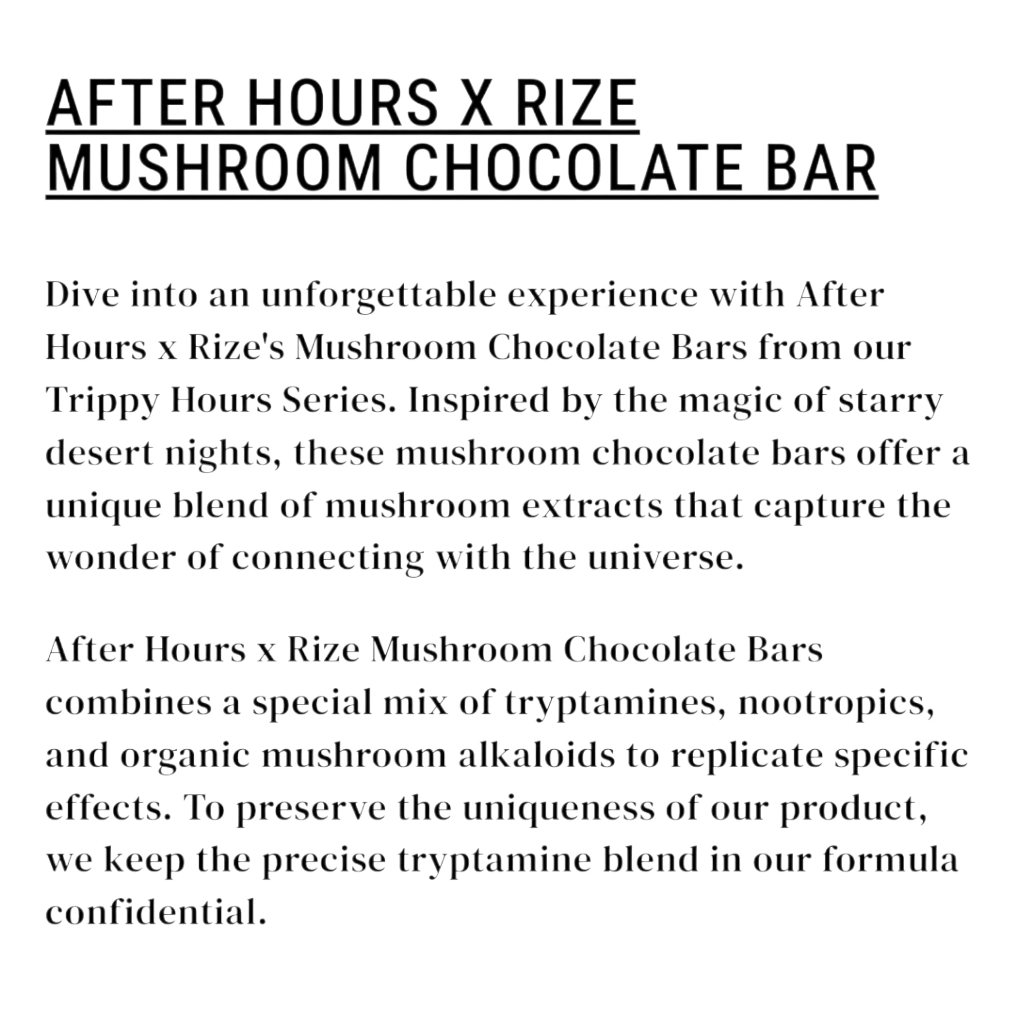 Rize After Hours Dark Sea Salt Crunch Chocolate Bar 5g view 2