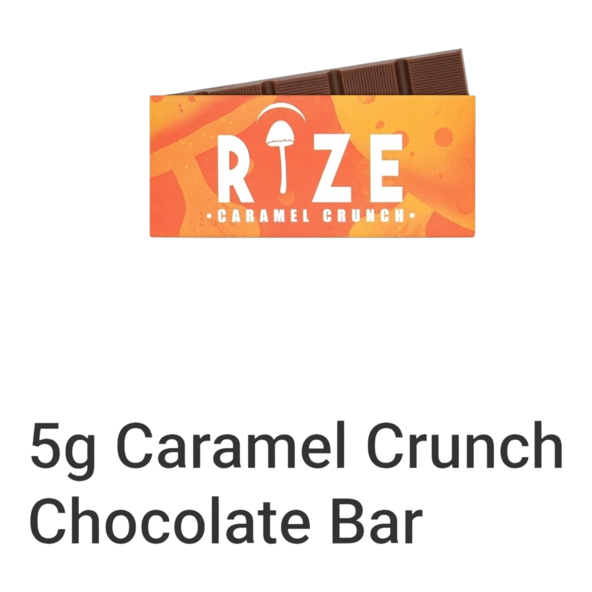 Rize Caramel Crunch Chocolate Bar 5g view 2