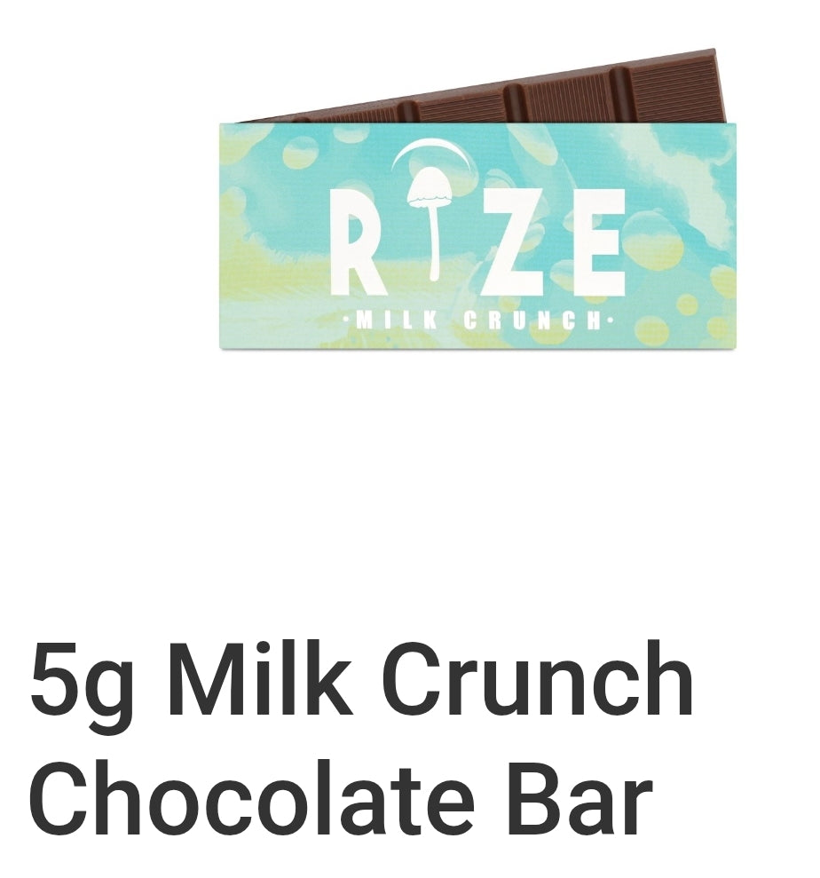 RIZE Milk Crunch Chocolate Bar 5g view 2
