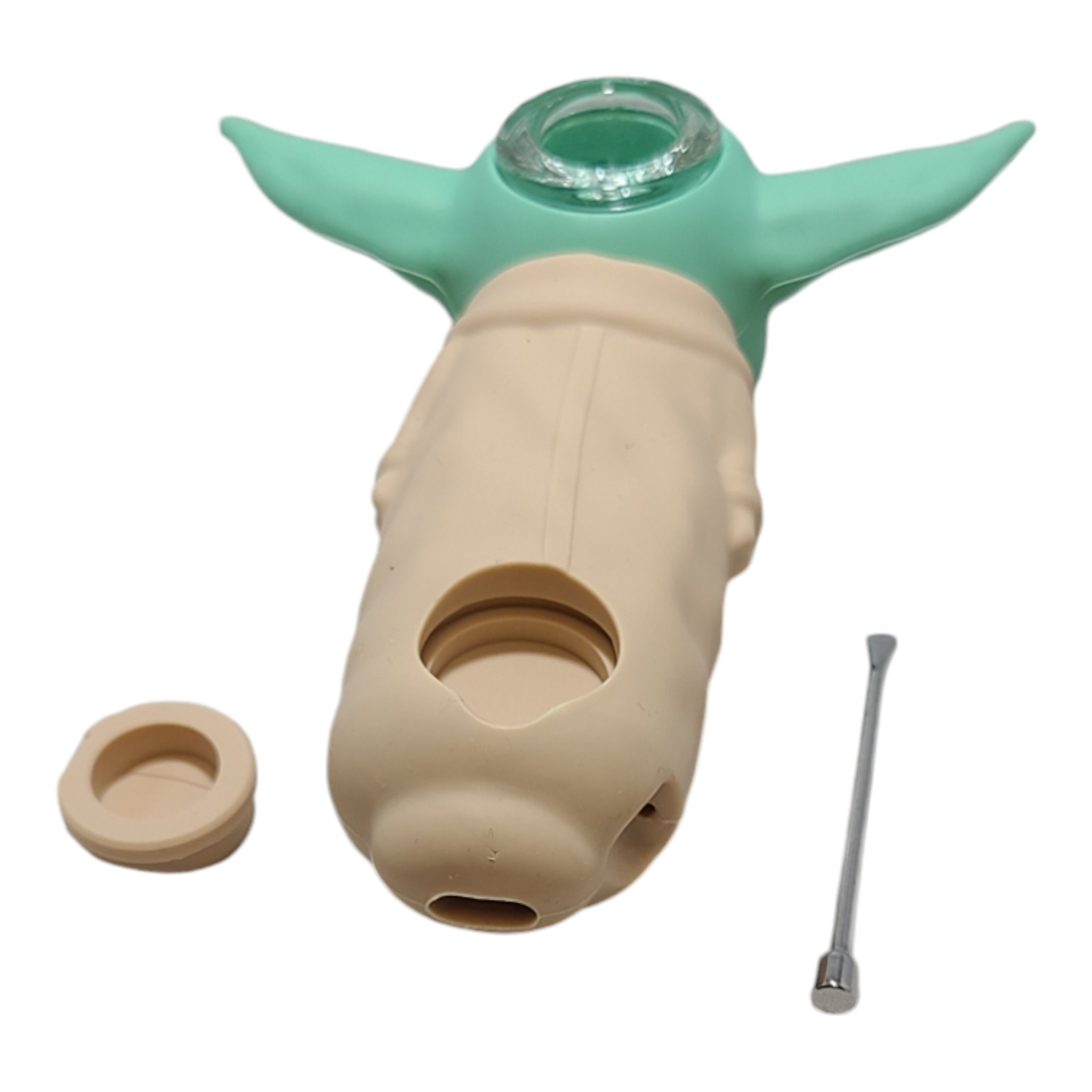 Silicone Grogu Pipe view 7