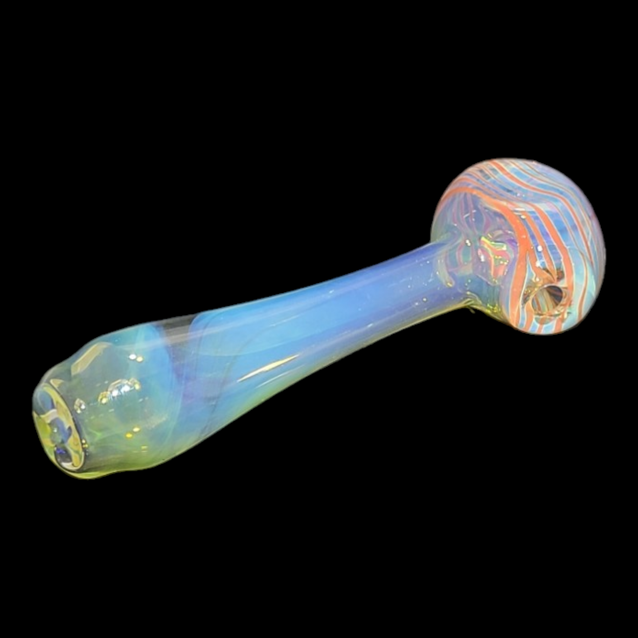 Silver Fumed Spoon Pipe view 6